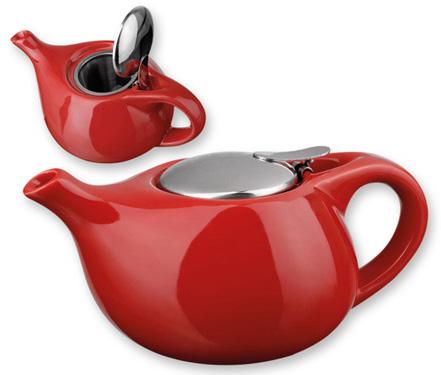 TEASET 04239 - керамички сет за чај 2 во 1 - чајник 350ml + чаша