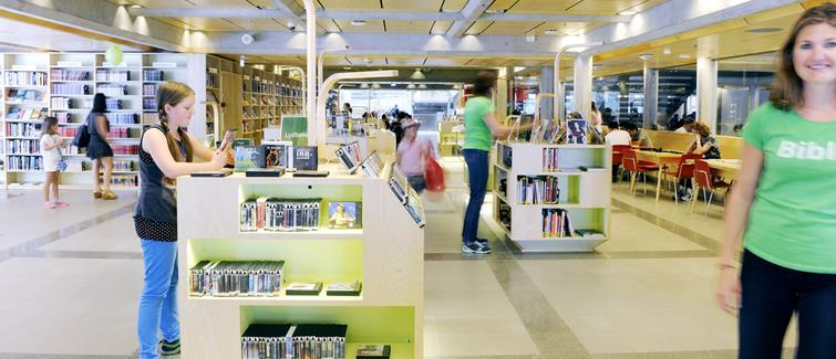 Sølvberget, Stavanger bibliotek og kulturhus nye «superbibliotek» i 1. etasje er blitt svært populært.
