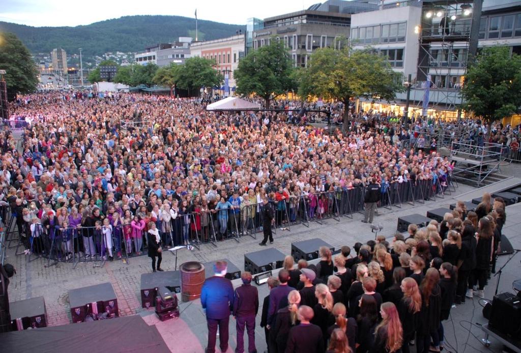 Kultur Konsert på Bragernes torg Kultur handler om å gi mennesker opplevelser og stimulere til aktivitet og mestring.