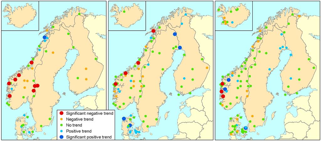 Trend i høstflom 1920-2002 1941-2002 1961-2000 11 Flom: Ingen klare