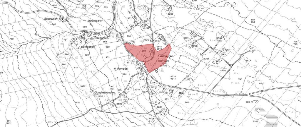 FAKTABLAD FOR NATURTYPELOKALITET RUNDHAUGEN, STORTANN, RINGEBU KOMMUNE Lokalitetsnavn: Rundhaugen, Stortann Kommune: Ringebu Gnr/bnr: 95/2, 82/1 UTM 32 midtpunkt: 576910 6812952 Areal: 19,1 daa