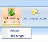 Forlenge en sykmelding Velg Forleng sykmelding på listen Ny sykmelding som ligger på fanen Sykmeldingsperioder eller høyre-klikk på en sykmelding og velg Forleng sykmelding. En ny sykmelding åpnes.