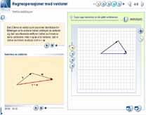 9 Matematikk g Universell Matematikk VGS Regneoperasjoner med vektorer Lær å regne