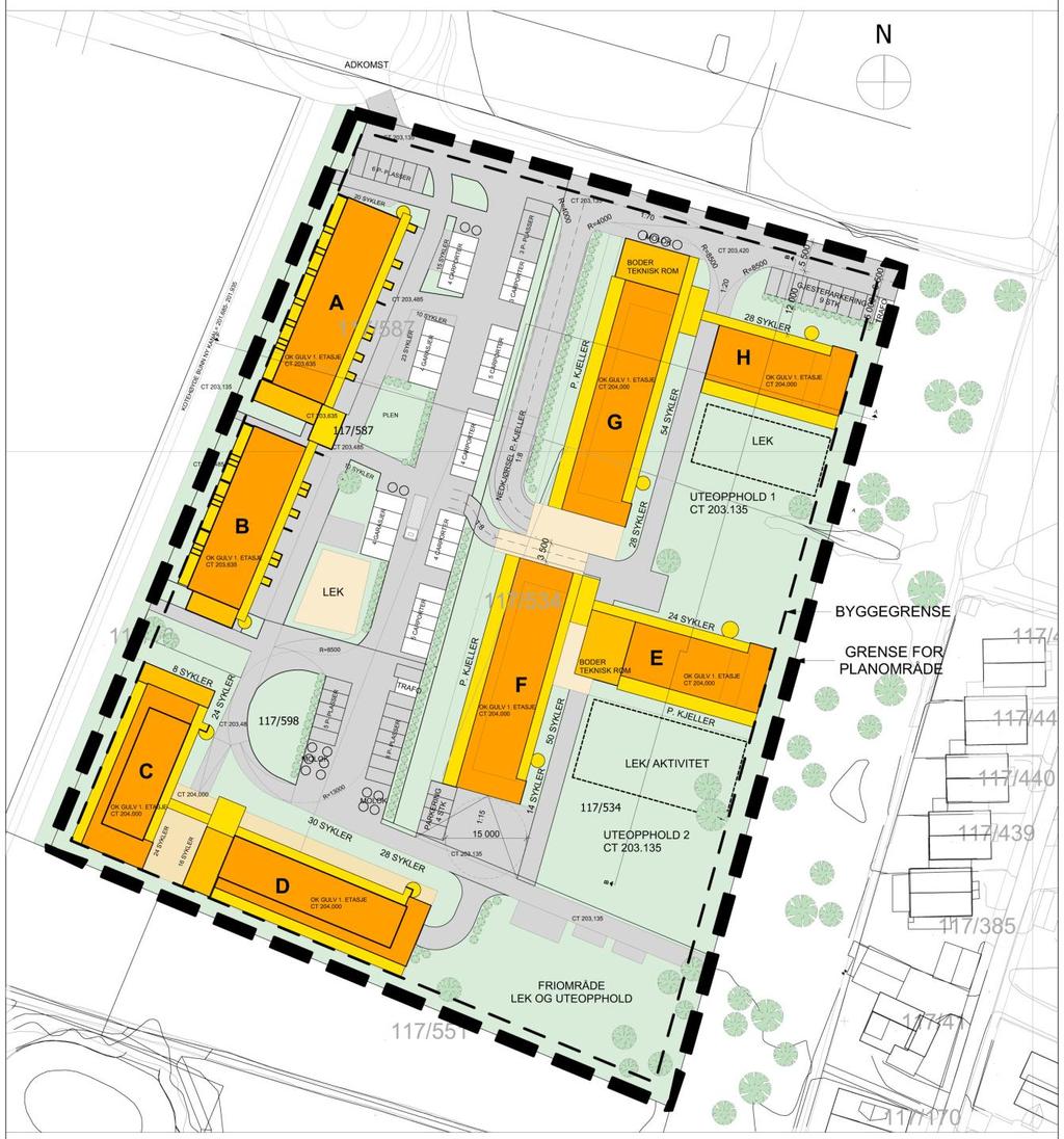 PLANBESKRIVELSE DETALJREGULERINGSPLAN FOR GYSTADMYRA FELT B2, GNR/BNR 117/534, 587, 598 1.