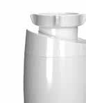 50 mm vannlås benyttes for vaskemaskin og oppvaskmaskin for vanlig husholdningsbruk, vaskekar og oppvask med maksimal belastning 0,6 l/s.
