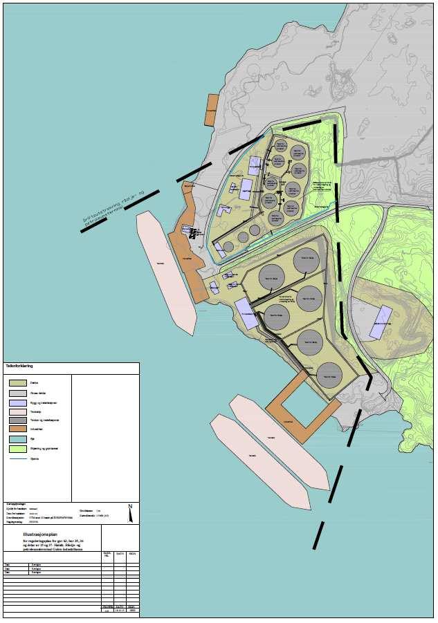 Denne planen har viktig følgje for endringar i gjeldande og rullerande kommune(del)planar. Òg pågåande reguleringsendring for andre delar av Gulen industrihamn blir påverka av denne planen.