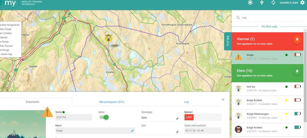 programmet ditt. E-bjeller på din konto: Når du vil se på hvilke enheter du har registrert, bruker du åpningsbildet i dataprogrammet.