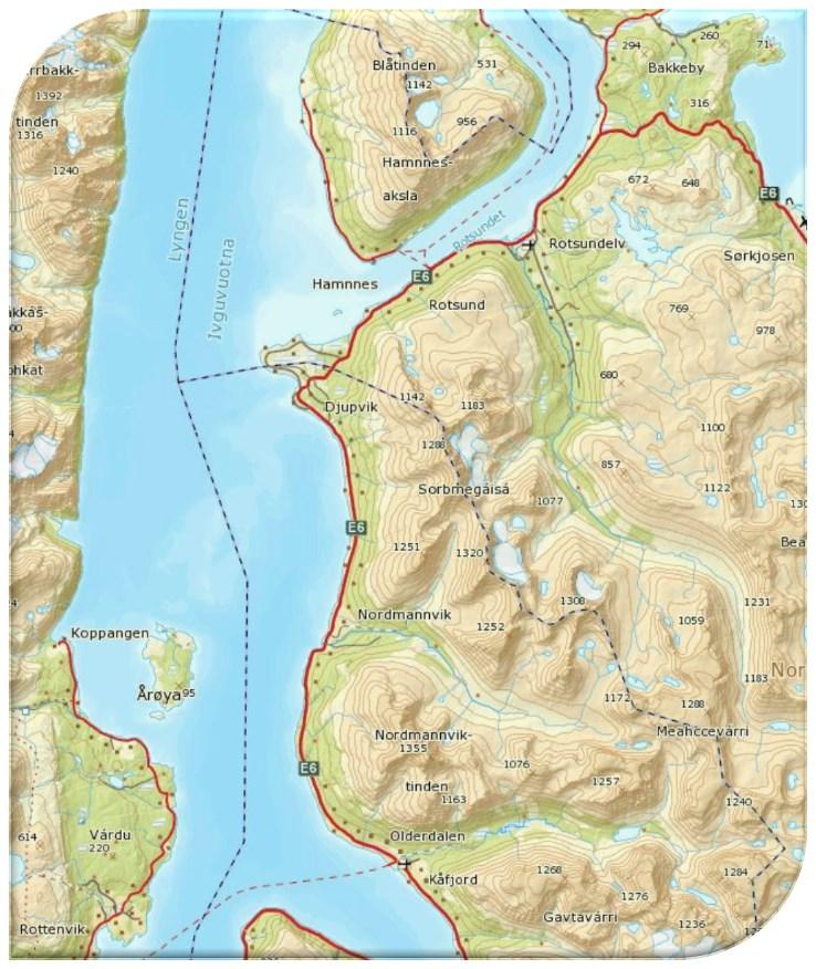 Høy ramme samfunnsøkonomisk rangering E6 Olderdalen - Langslett Starter utbedring av flaskehalser på strekningen 0,5 mrd.