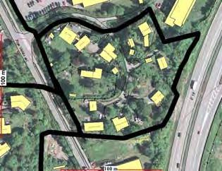 Område H 3 Del av Nye Vakåsvei, sørvest for Holmenkrysset, beliggende mellom Nye Vakås vei og E18. Område H 4 Vinterkroken.