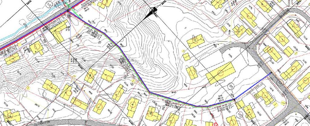 16 Det må opprettes en pumpestasjonen i endepunktet i traseen som pumper spillvann tilbake gjennom hele trassen og inn i kum S1. Beregninger for pumpestasjon er i kap. 6.5.