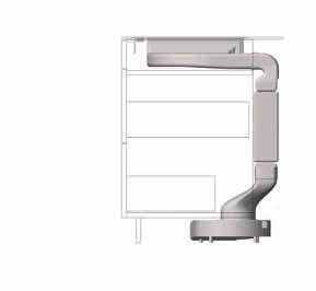 Kjøkken Benkventilatorer BORA CLASSIC min. 600 min. 700 40 515 40 515 min. 140 min. 140 max. 450 max. 560 900-1050 110 900-1050 110 max. 310 max. 410 min. 100 min.