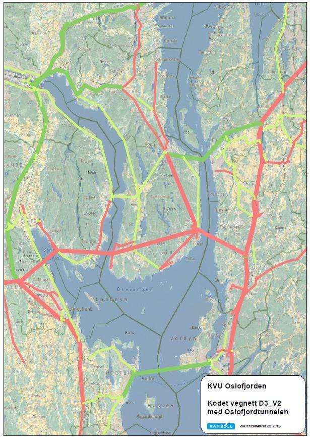 Det er mest korte reiser på de nye kryssingene. Forskjellen i trafikkmengde for korte reiser mellom de mulige vegkonseptene er på 15 000 40 000 kjøretøy per døgn.