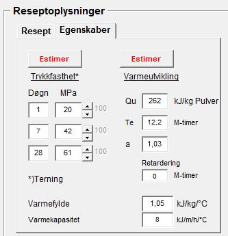 4. Resultater 4.1 Varmeutviklingsparameterne,, Fra de adiabatiske kalorimetrimålingene får en parameterne,,. Disse parameterne skal brukes som input i TempSim.