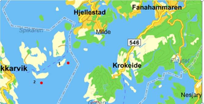 Seilingsbestemmelser - Seilmakeren Korsfjordtrimmen 2017 Side 5 Kartskissen er kun til informasjon om hvor merkene befinner seg og må ikke under noen omstendighet brukes til navigering. 12.