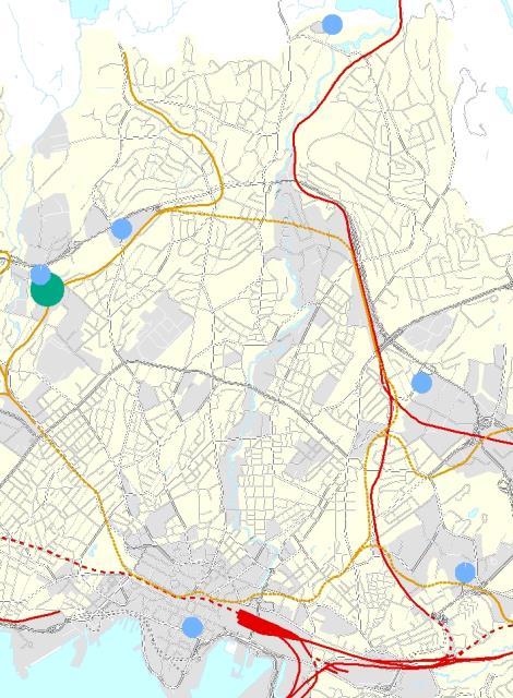 Det er lett å få folk ut av bilen Endringer reisevaner CIENS Transportmiddelfordeling CIENS før og etter flytting 45 % 40 % Flere i gang- og sykkelavstand Bedre kollektivtilbud Dårligere