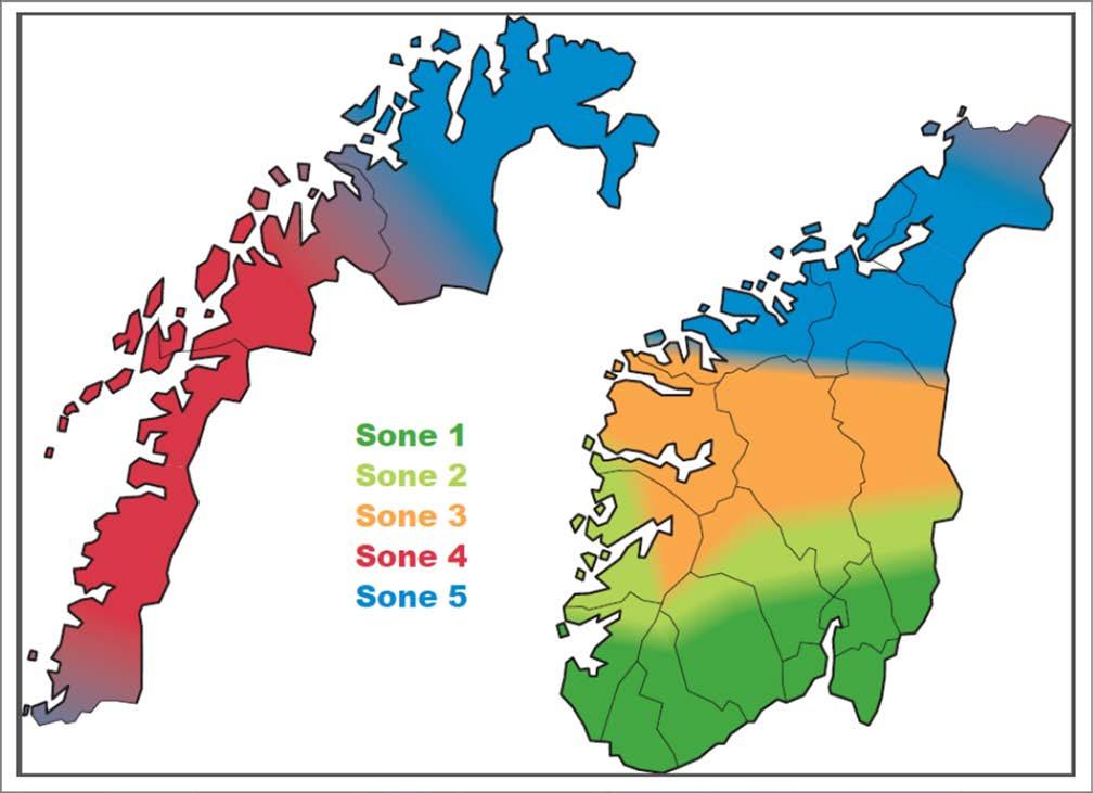 Regionale forskjeller Standard Morgen Prosjektering og