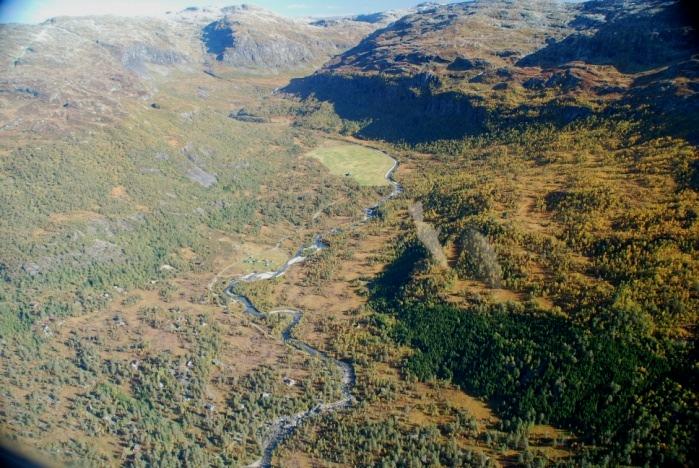 Vurdering av landskapsområder i Hordaland Landskapstype: LÅGFJELLSDALER UNDER TREGRENSA Representert i region: LR22,LR23 Antall LO i typen: 57 Svært stor verdi: 0 Stor verdi: 2 Middels verdi 32