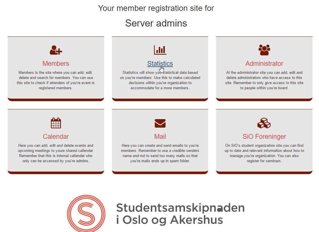 7. Som en del av foreningsstyret ønsker jeg å få ut statistikk og grafer slik at jeg har