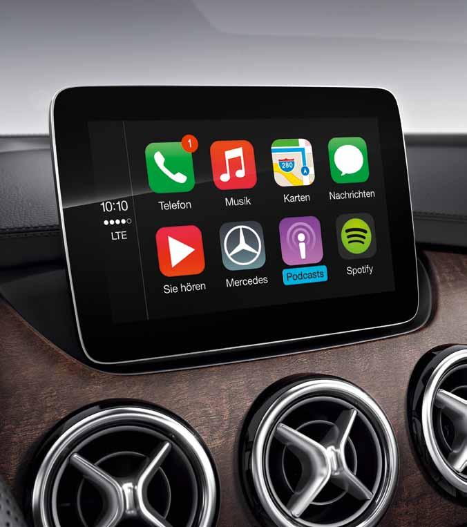 40 Alltid oppdatert. Med Apple CarPlay TM Med Apple CarPlay TM for iphone og Android Auto for Android-enheter kan du integrere et perfekt infotainmentsystem i bilen.