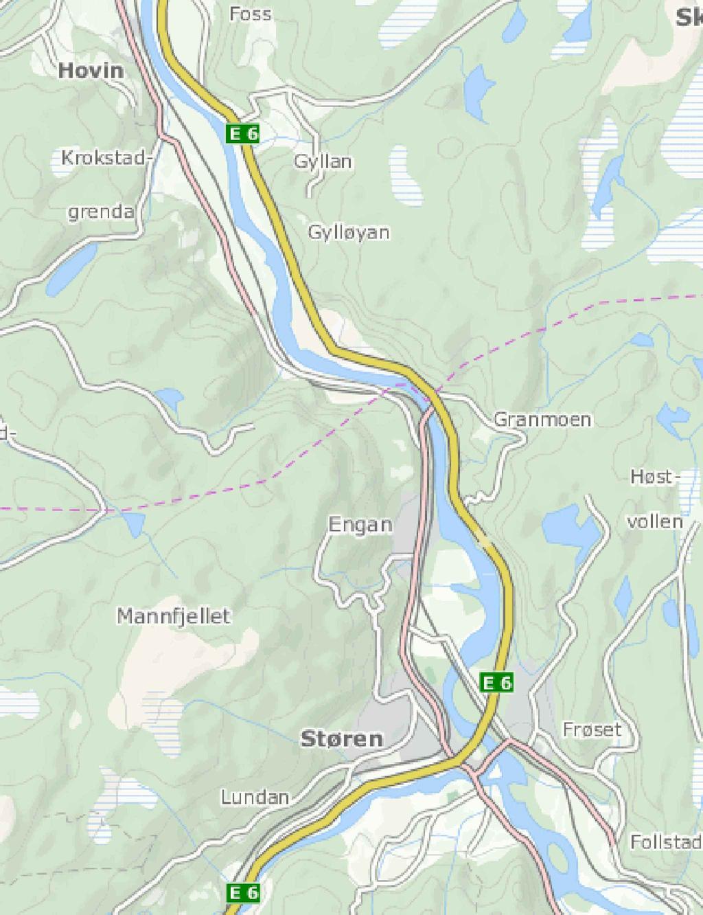 States vegvese E6 Ulsberg - Melhus Forprosjekt Prestteige - Gylla.