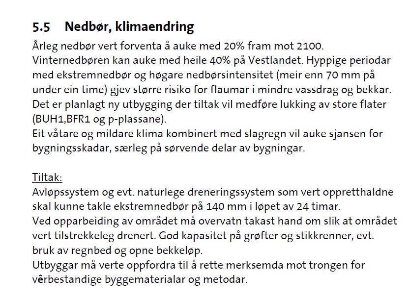 Erfaringar frå Sogn og Fjordane Døme på korleis klimatilpassing vert inkludert i ROS-analyse