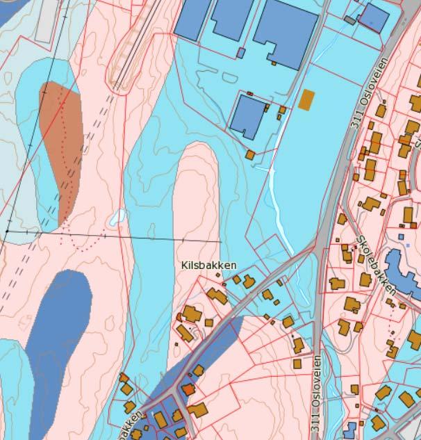 KAMBO, OMRÅDE A3, KILSBAKKEN NORD RISIKO- OG SÅRBARHETSANALYSE 8 Støy Vannforurensing Kulturminner Lokalisering og topografi gjør at området som helhet ikke er spesielt utsatt for vegtrafikk.