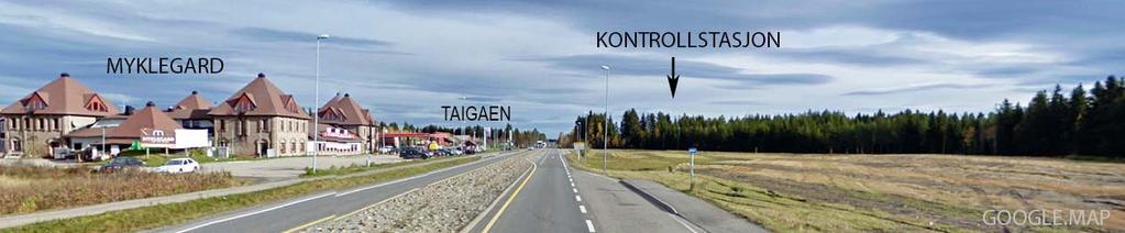 Anlegget får adkomst fra den søndre rundkjøringen i toplanskrysset som skal anlegges når ny rv. 3/25 bygges.