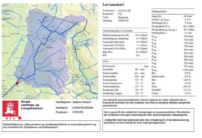 DBC AS - Side 29 av 50 Områdereguleringsplan for Turufjell PLID 2016004 Konsekvens og avbøtende tiltak: Utbygging av et område som tidligere har vært naturlig terreng vil føre til økt avrenning.