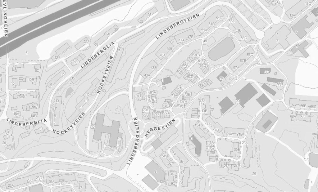 12 (14) LINDEBERG SYKEHJEM Figur 8 Trafikkulykker 2001-2010 (Kartgrunnlag: Statens kartverk, Geovekst og kommuner - Lisensnummer 41720) Det har vært 1 bilulykke og 1 fotgjengerulykke i Lindebergåsen