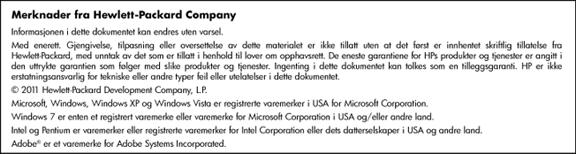 10 Teknisk informasjon Merknad De tekniske spesifikasjonene og informasjon om internasjonale forskrifter for HP All-in-One finnes i denne delen.