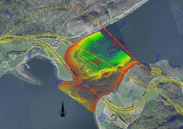 2 1. Innledning I forbindelse med kommundelplanarbeidet i 2006-2007 for rv 714 (nå Fv 714) Stokkhaugen- Sunde i Snillfjord kommune, la Statens vegvesen fram en rekke alternative bruløsninger for