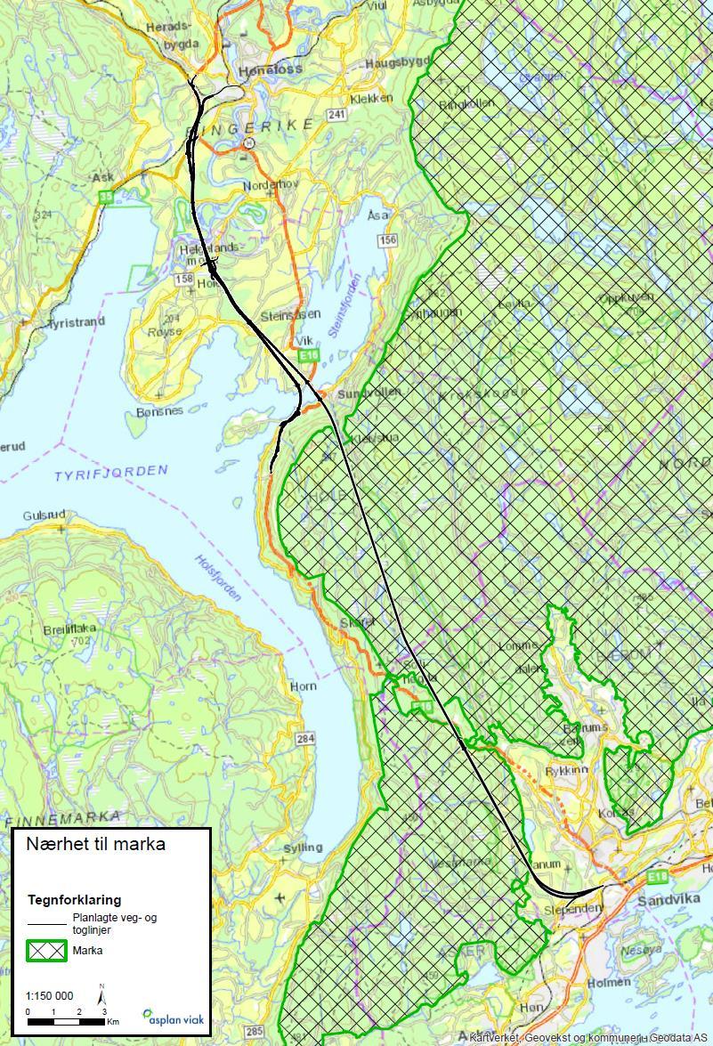 12 av 81 I henhold til markalovens 6 krever igangsetting av arbeid med arealdel av kommuneplan eller reguleringsplan som vedrører marka tillatelse av departementet.