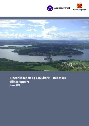 (dobbeltspor) og E16 Skaret-Hønefoss (januar 2015) - Felles utredningsfase for veg og bane - Med anbefalinger som