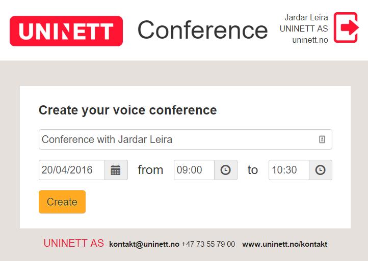 Conference conference.uninett.