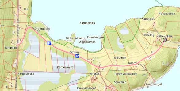 KARNESVEIEN Lengde: 1 km/5km Koordinater: 34W 0471289/7715382 N69 32.740 Ø20 15.829 Dette turmålet ligger i Karnes naturreservat.