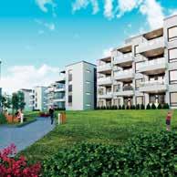 Det er 3 leilighetstyper. 2-roms på 47 m² BRA og balkong 10 m². 3-roms på 70 m² BRA og balkong 12 m².
