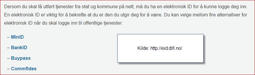 DiFi for dette oppsettet. Ved innlogging til VFS går du til adressen: skole.visma.com/kommunenavn.