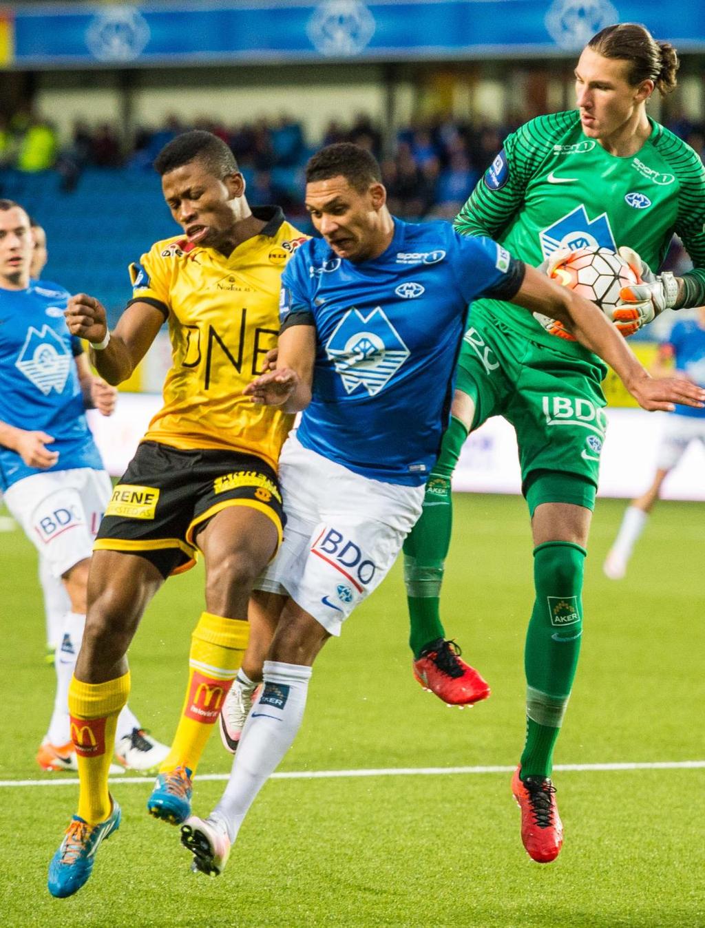 #HerkommerMolde Molde FK Stiftet 1911 Hovedsponsor () Sparebanken Møre Draktsponsor () Inntekter NOKm 122 159 117 Arenakapasitet, Molde stadion 11.