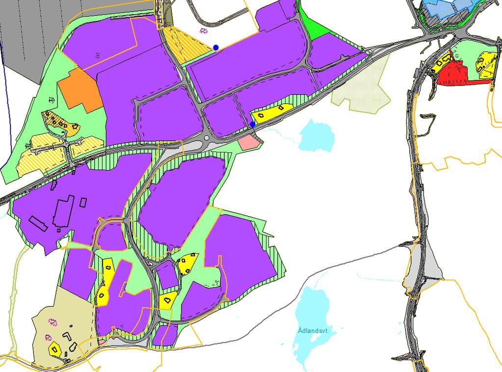 Oversiktskart gjeldende planer 3.4.