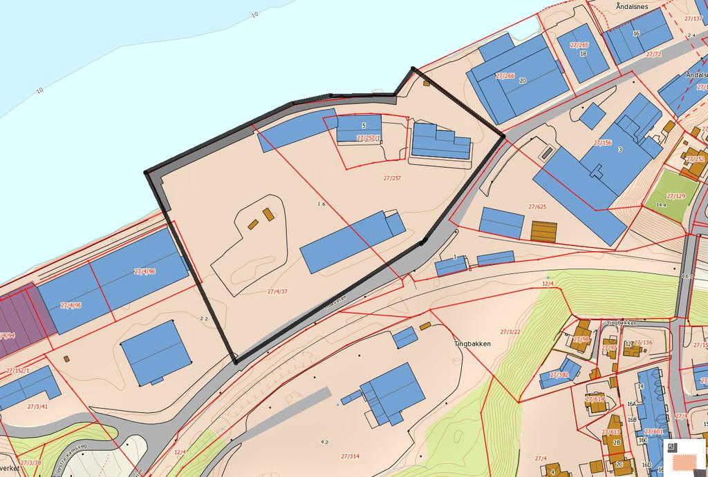 INNLEDENDE MILJØTEKNISKE GRUNNUNDERSØKELSER DATARAPPORT MED VURDERING 5 (13) 1. INNLEDNING Rauma kommune skal opparbeide det sentrumsnære området Stokkekaia i Åndalsnes til byggeklare tomter.