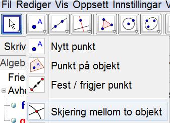 Det gjer vi ved å skrive i inntastingsfeltet: Høgreklikk på den nye grafen, vel Eigenskapar og vel Namn og verdi i staden for Namn.