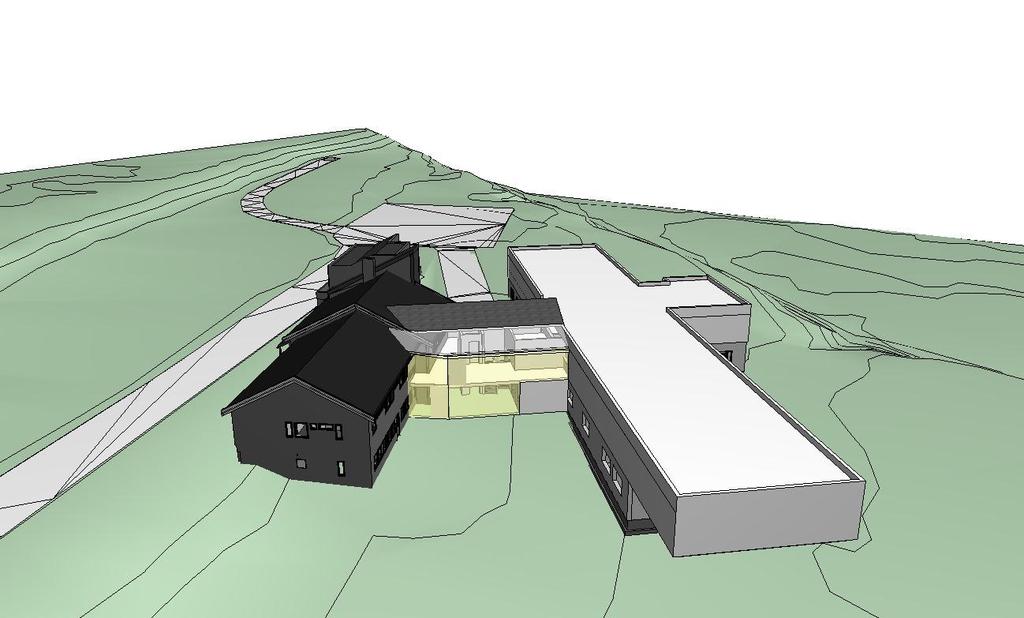 BIM modell ArchiCAD 15 NOR Filplassering: S:\BOREALIS\2016\2016.14 Samisk helsepark\4 BYGGPROSJEKTER\41 TEGNINGER (designfil dwg-pln)\samisk helsepark.pln Full målestokk i A3. Nedkopiert 70% i A4.