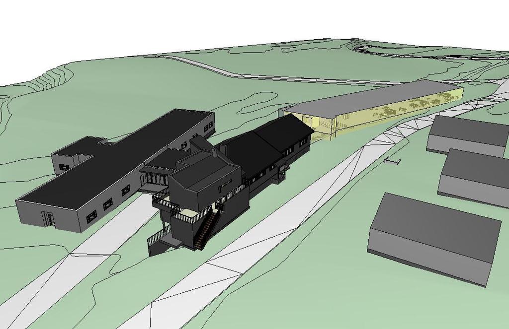 BIM modell ArchiCAD 15 NOR Filplassering: S:\BOREALIS\2016\2016.14 Samisk helsepark\4 BYGGPROSJEKTER\41 TEGNINGER (designfil dwg-pln)\samisk helsepark alt.3.pln Full målestokk i A3.