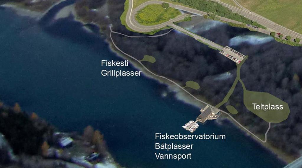 Man slipper tungtransporten gjennom sentrumsområdet, da den sluses direkte fra inntrekksadkomsten og inn i industriområdet i Åmillom og Tollmoen.