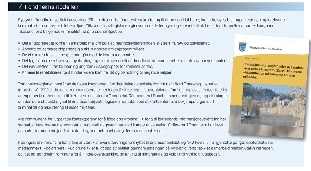 kriminalitet fra énprosentmiljøet