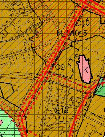 Figur 75: Utsnitt plankart 3.3.1.6.4 Nytorget Nytorget i dag Nytorget ligger på byens østside mot Storhaug. Bebyggelsens alder spenner fra tidlig 1800 tall og frem til i dag.