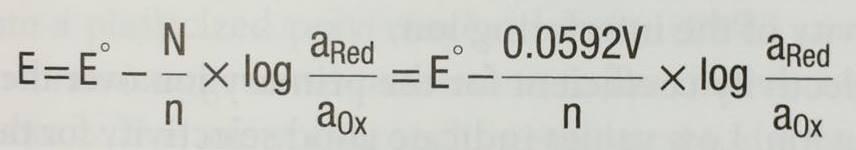 Figur 3. Nernst ligning (22) 2.8.