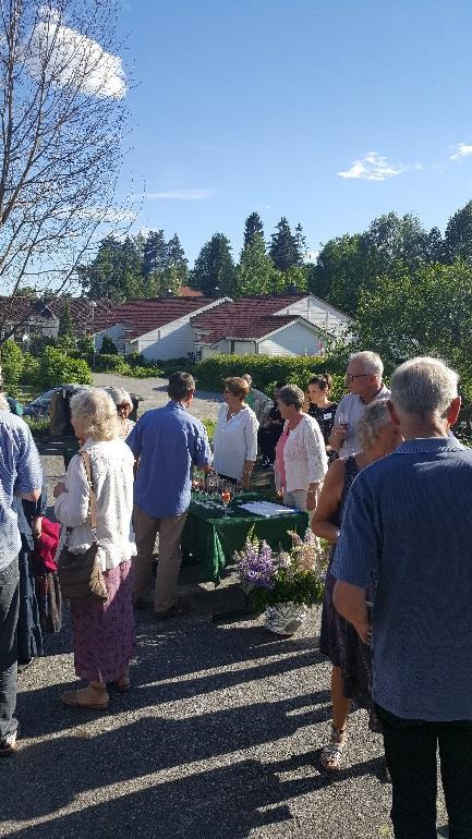 deltok på sommerfesten for