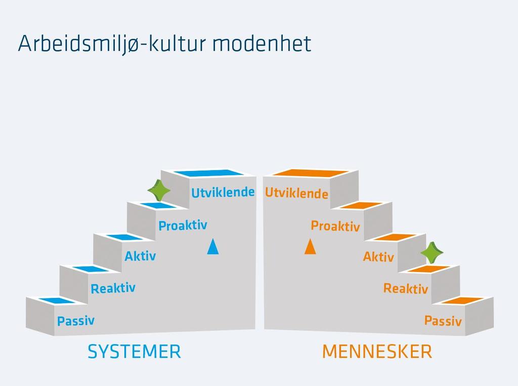 Figur 11. Modenhetsstigen systemer og mennesker 6.4 Hvordan kan dette gjøres?