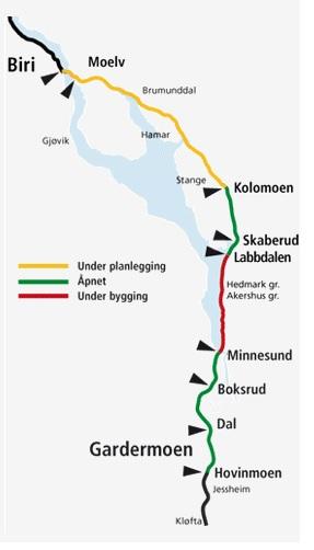 Det ble bestemt at E6 Dovrebanen skulle utbedres da fremkommeligheten tidvis var for dårlig. Mellom 1994 og 2006 økte trafikkmengden med 40 prosent.